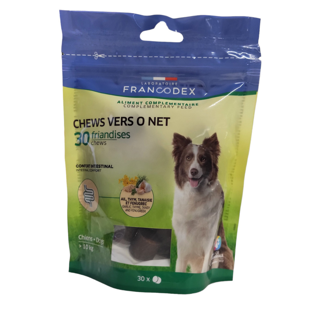 Chews vers o net 30 friandises pour chien