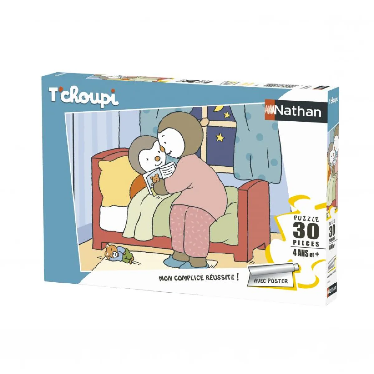 Nathan Puzzle 30 pièces - Tchoupi Fait Dodo