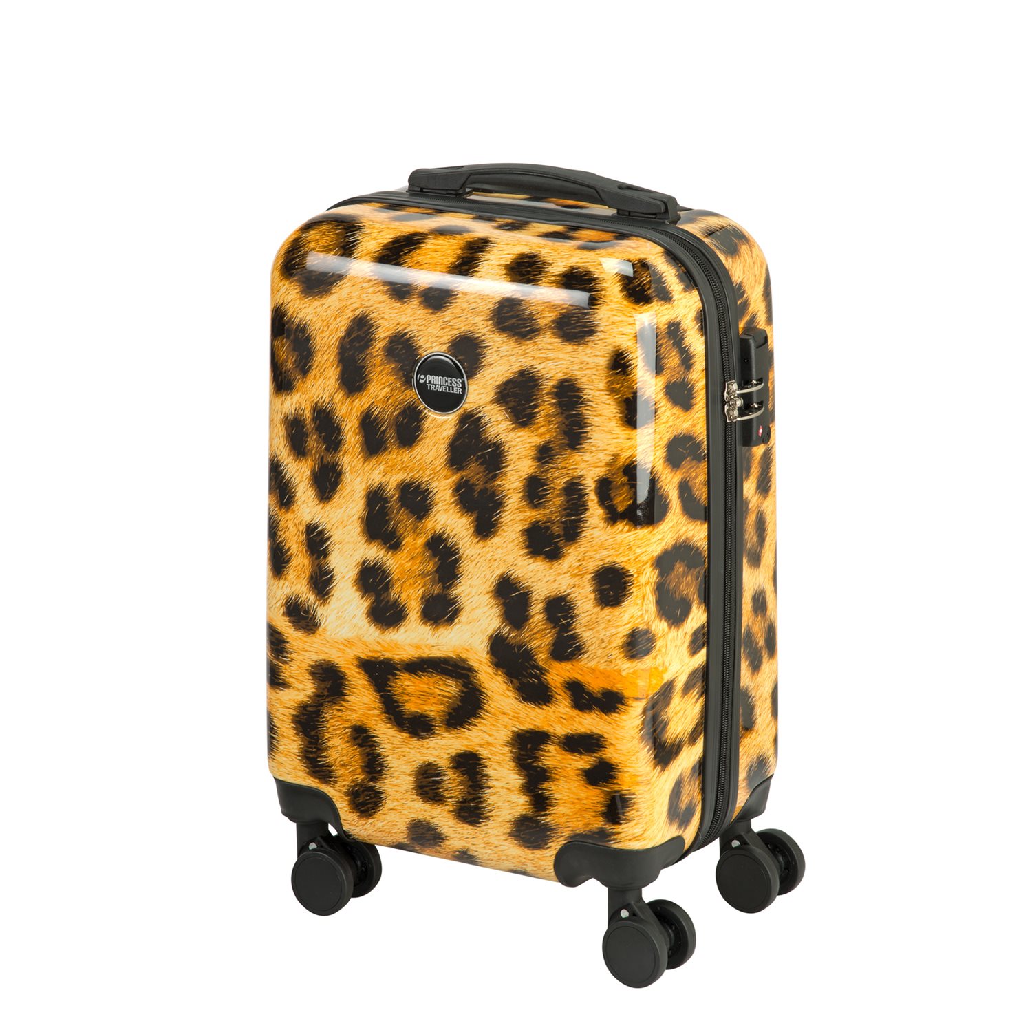 Princess Traveller Animal Print Cabin Trolley leopard II