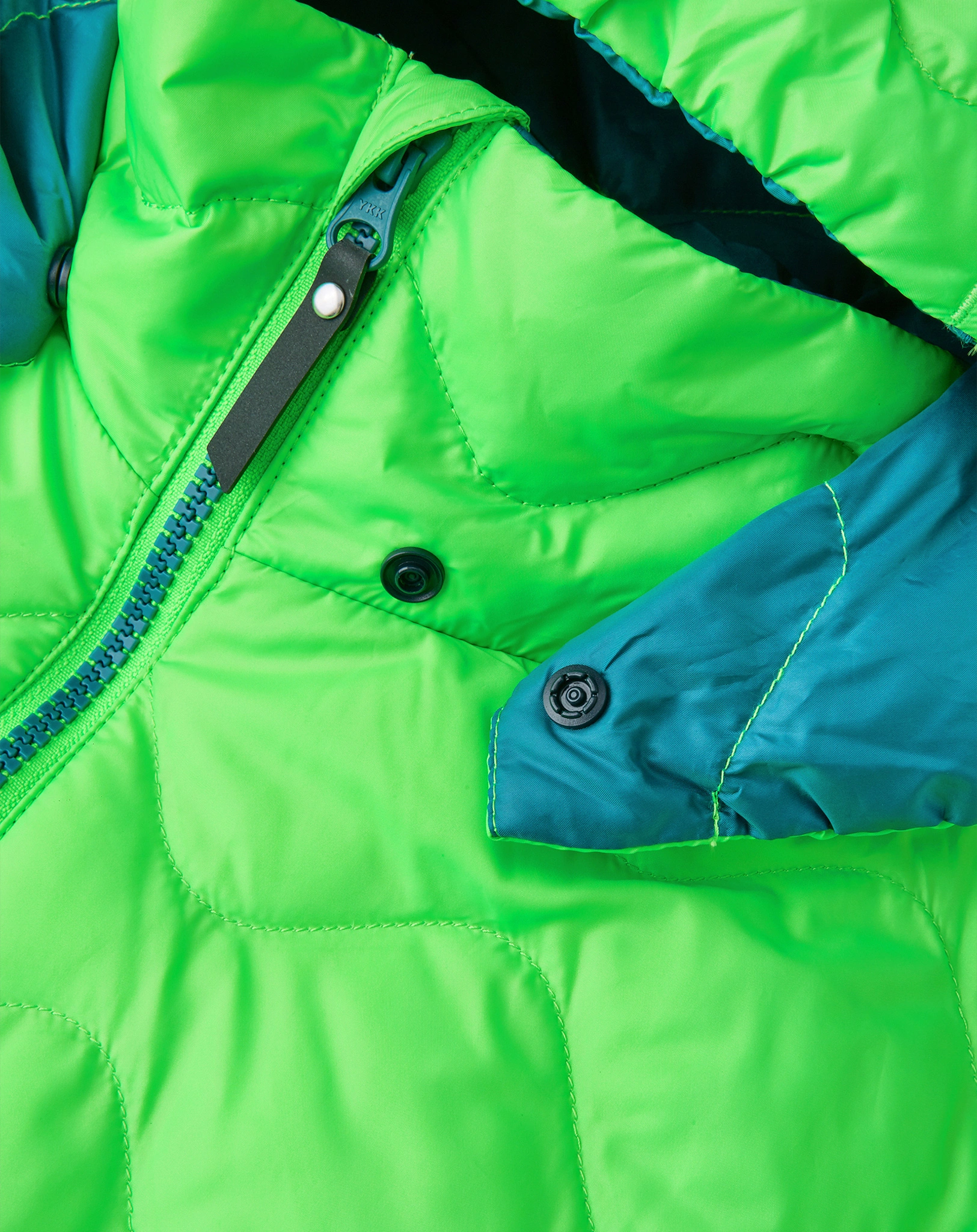 Daunen-Steppjacke FOSSILA in neon green
