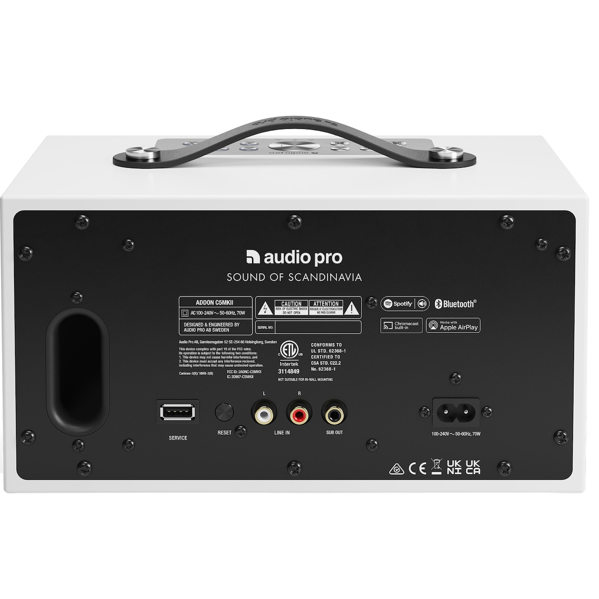 Audio Pro C5 MKII høyttaler 15271 (hvit)