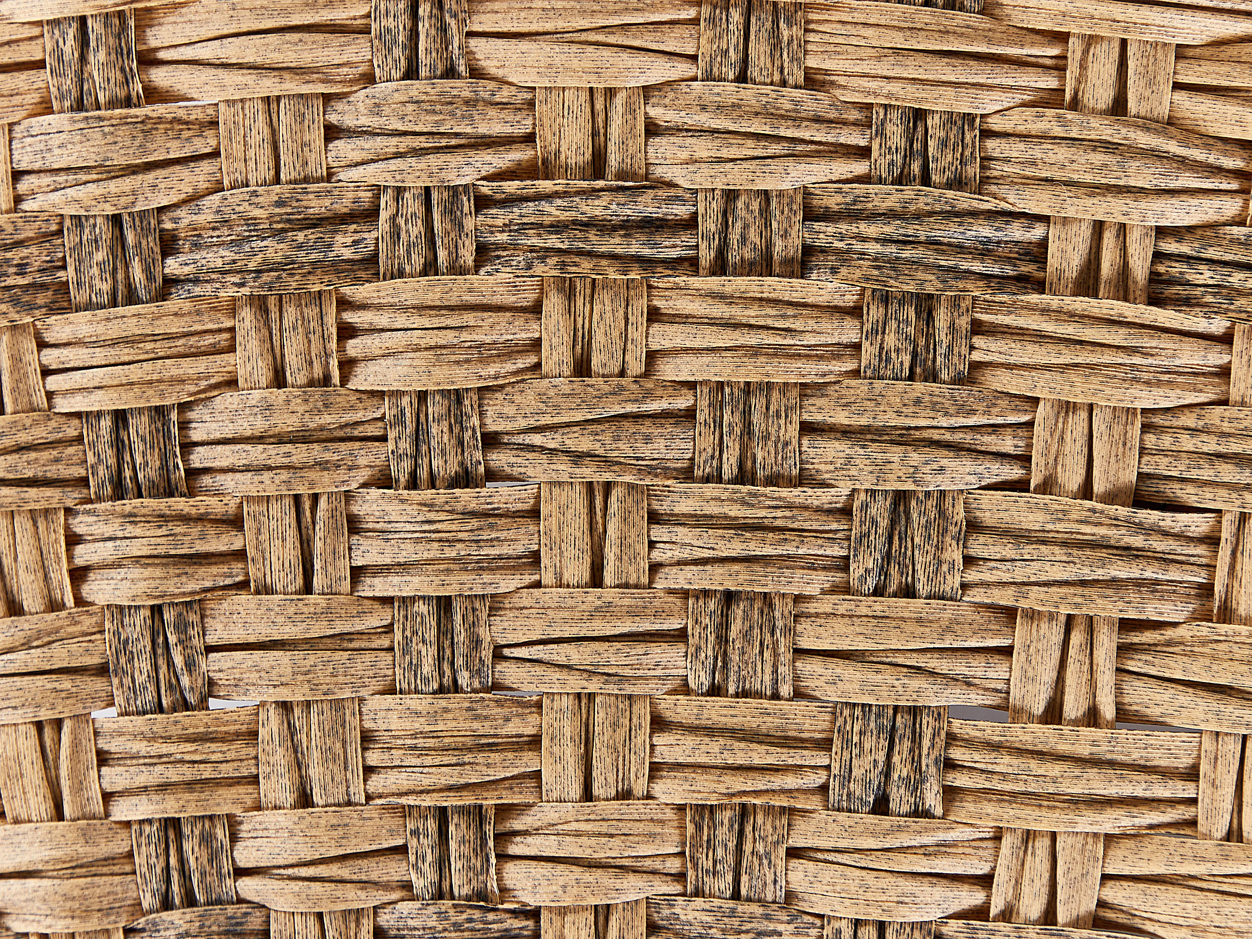 Loungeset met tafel 9-zits SEVERO PE rotan Goudbruin