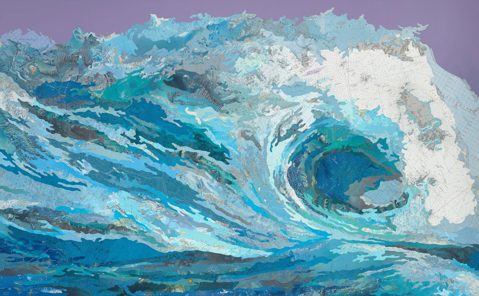 Clarissa's Wave by Matthew Cusick - Limited Edition. Edition of: 150. Signed.