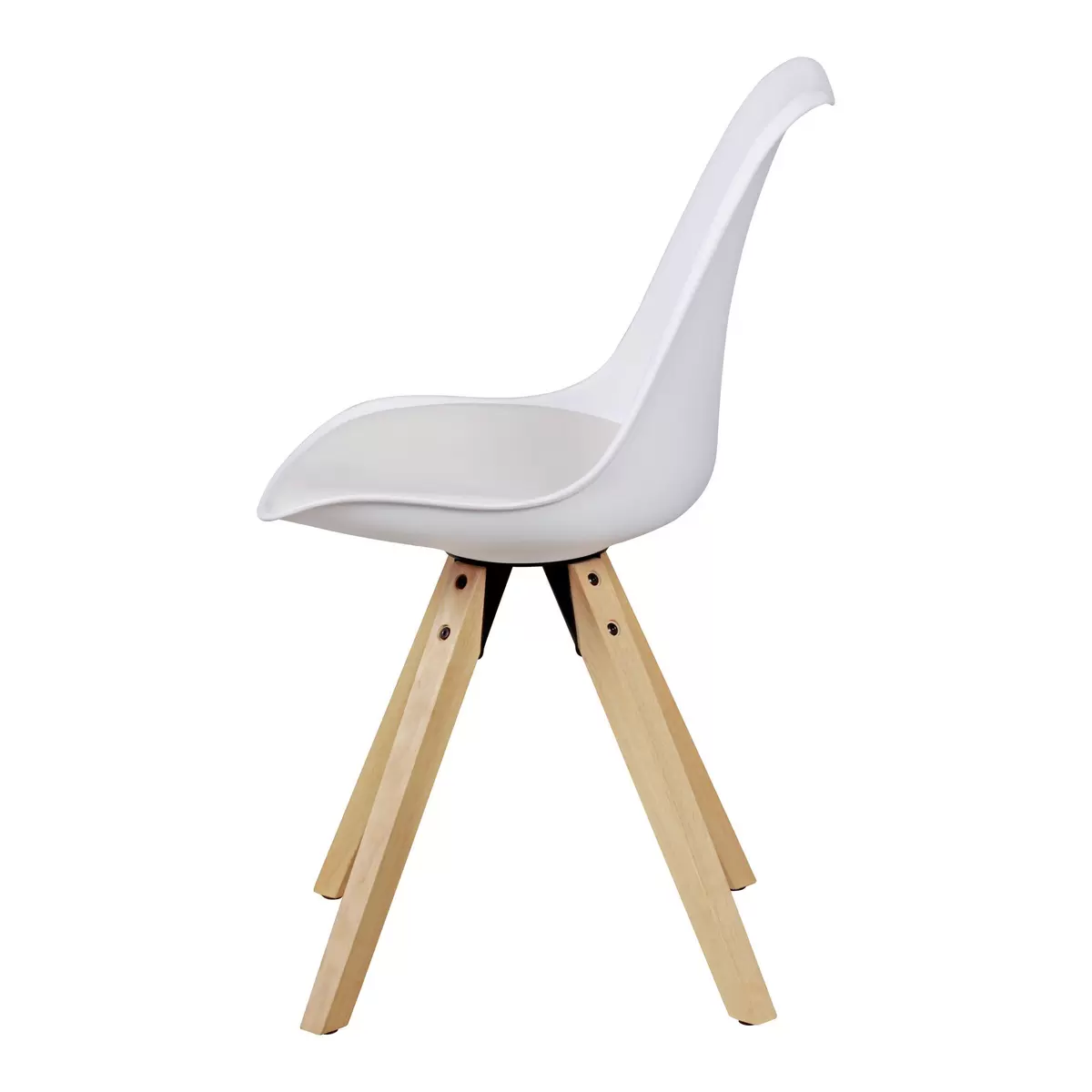 Stuhl 2er Set Brest Eiche,weiss