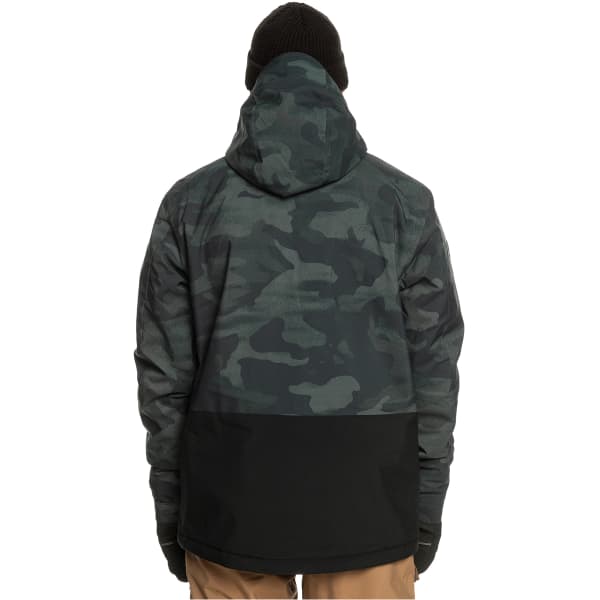Veste snowboard QUIKSILVER MISSION PRT BL SPRAY CAMO TRUE BLACK