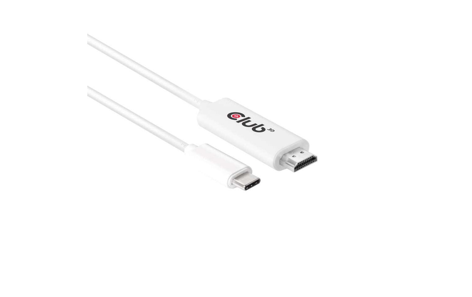 Kabel USB Type-C - HDMI, 1.8 mUSB C auf HDMI 2.0 UHD Kabel Aktiv Stecker-Stecker