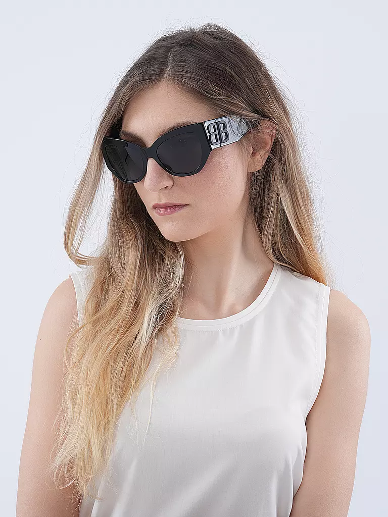 BALENCIAGA Sonnenbrille BB0322S schwarz