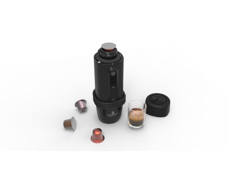 Handpresso Reisekaffeemaschine Auto Capsule Nespresso Kapse Frischen Kaffee direkt im Auto zubereiten