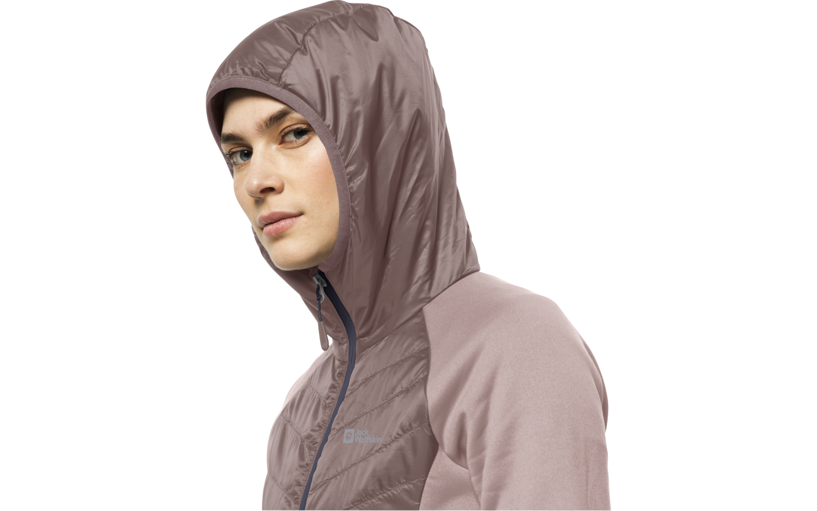 Jack Wolfskin Routeburn Pro Hybrid Damenjacke graphite