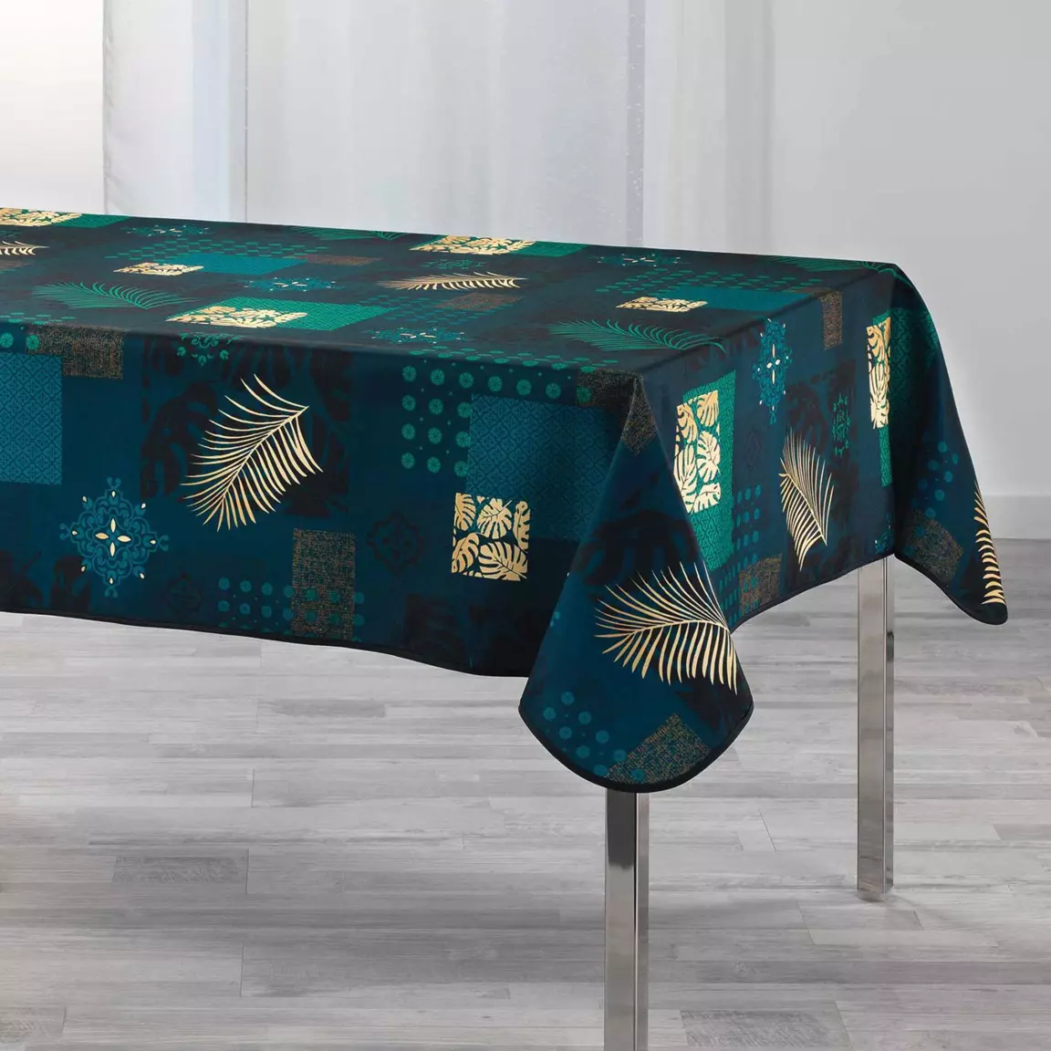 Nappe rectangulaire (150 x 240 cm) Oreane Bleue