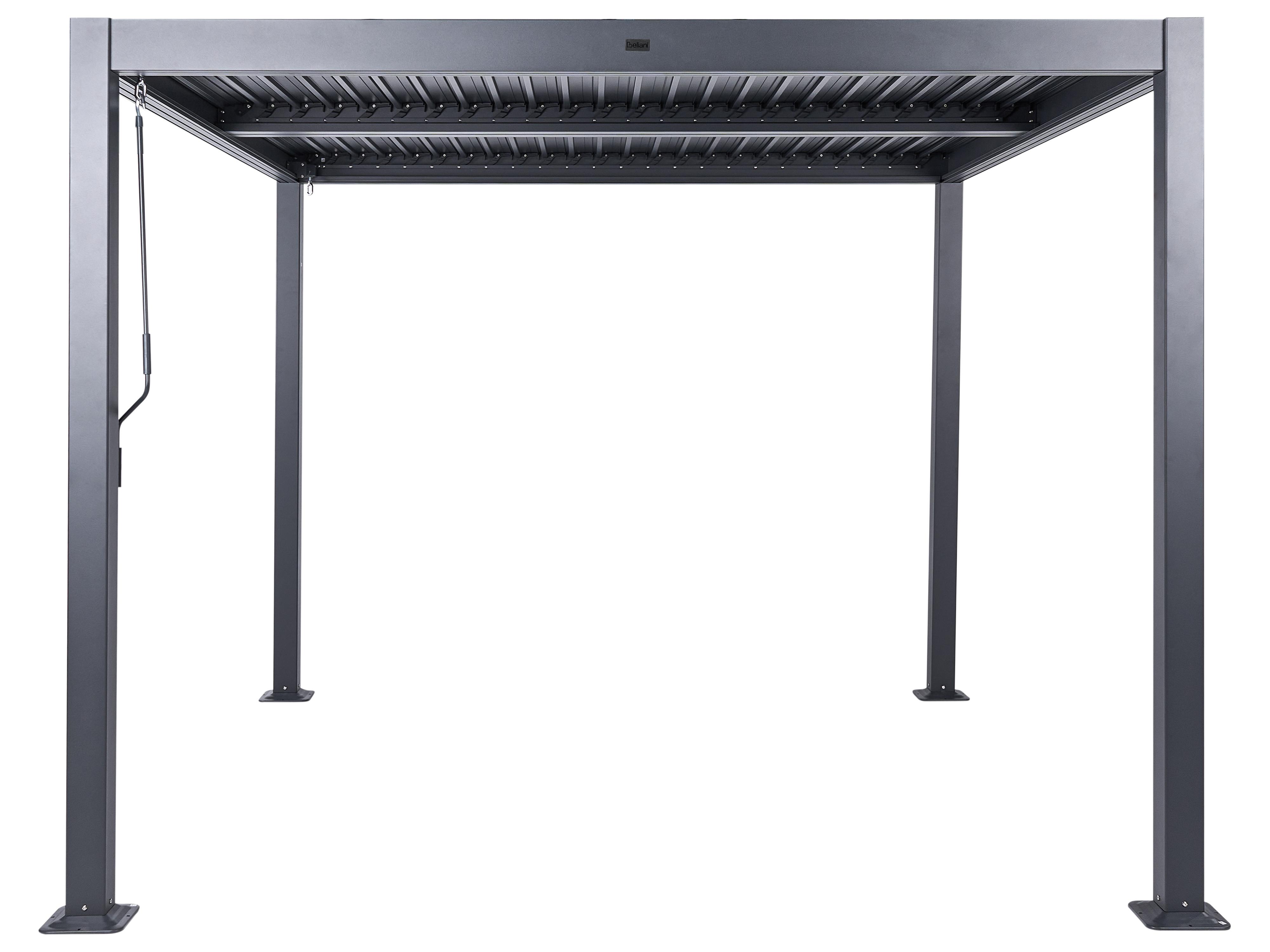 Paviljoen FORNOLI Metaal 296 cm 296 cm Zwart