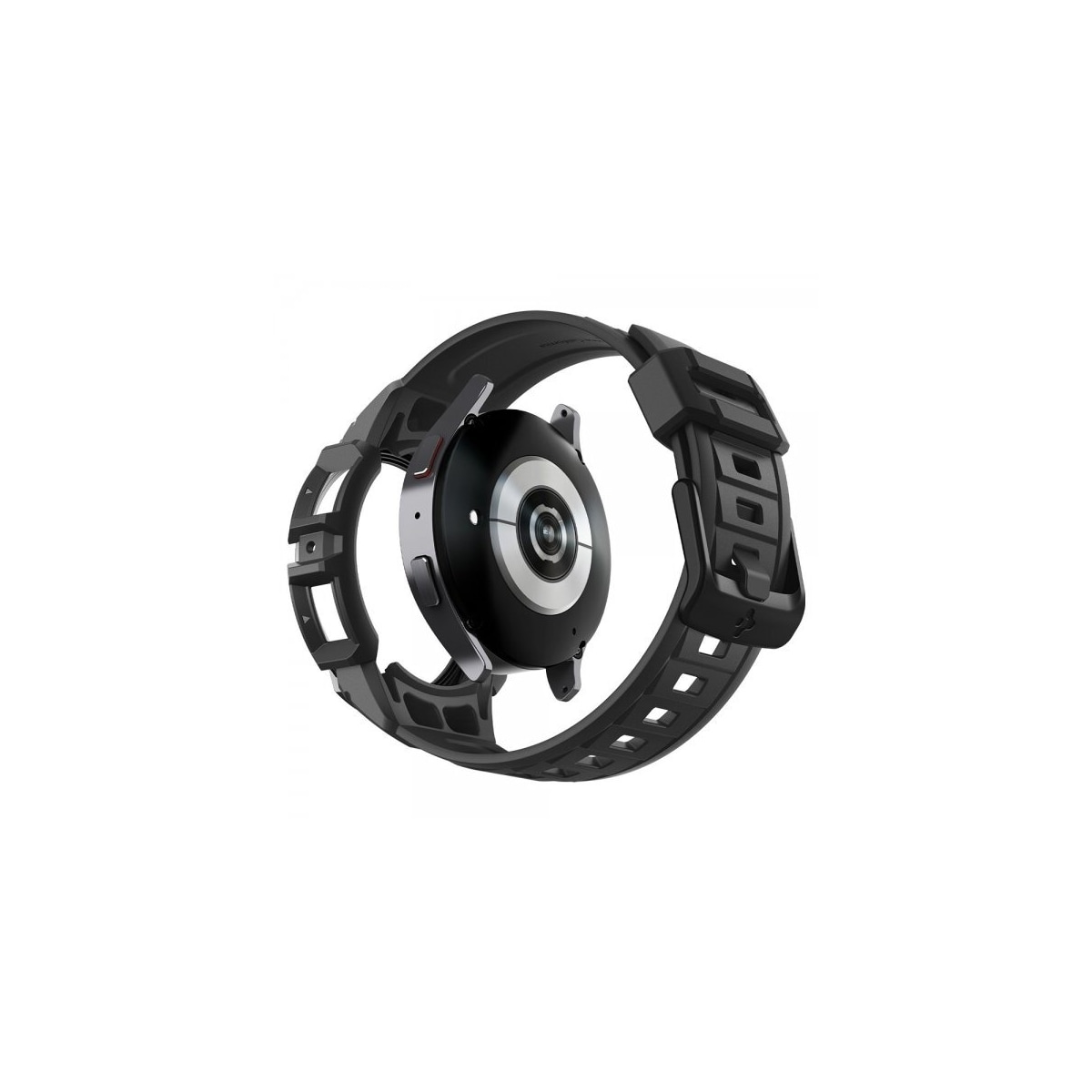 Spigen Samsung Galaxy Watch 6 40mm Deksel Armbånd Rugged Armor Pro Svart