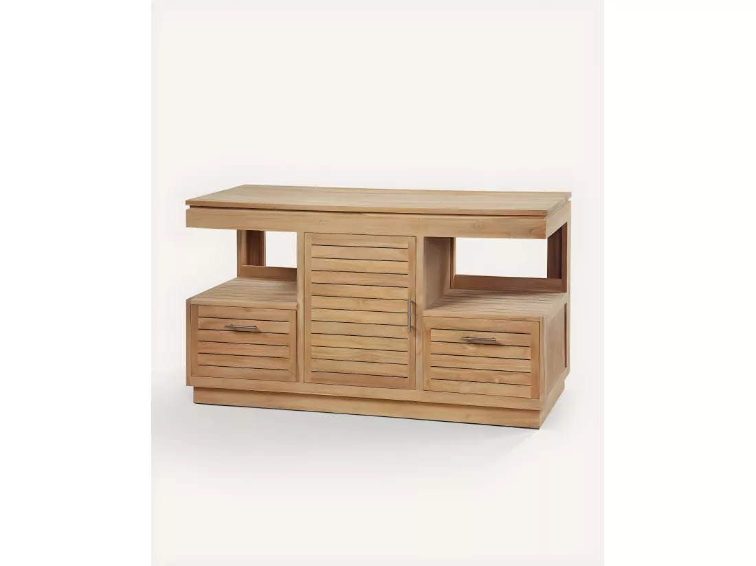 Oasis - Meuble salle de bain en teck massif 120 cm