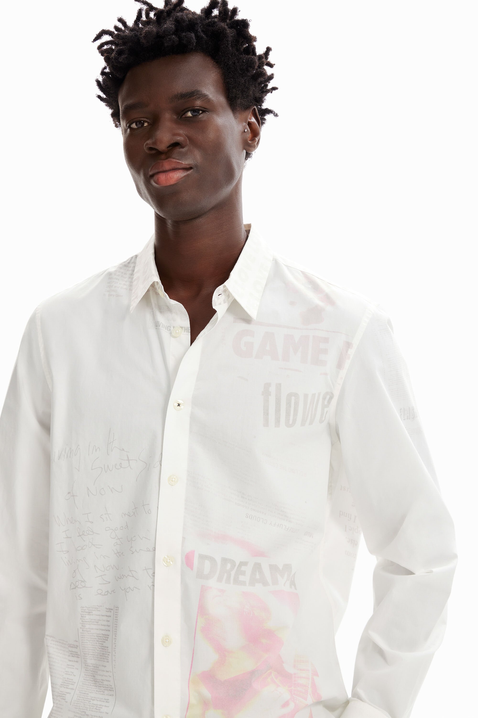 Chemise popeline journal