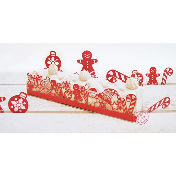 Kit de décoration pour bûche Noël Scrapcooking