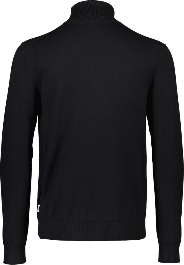 Lindbergh Ecovero L/S roll neck knit Black