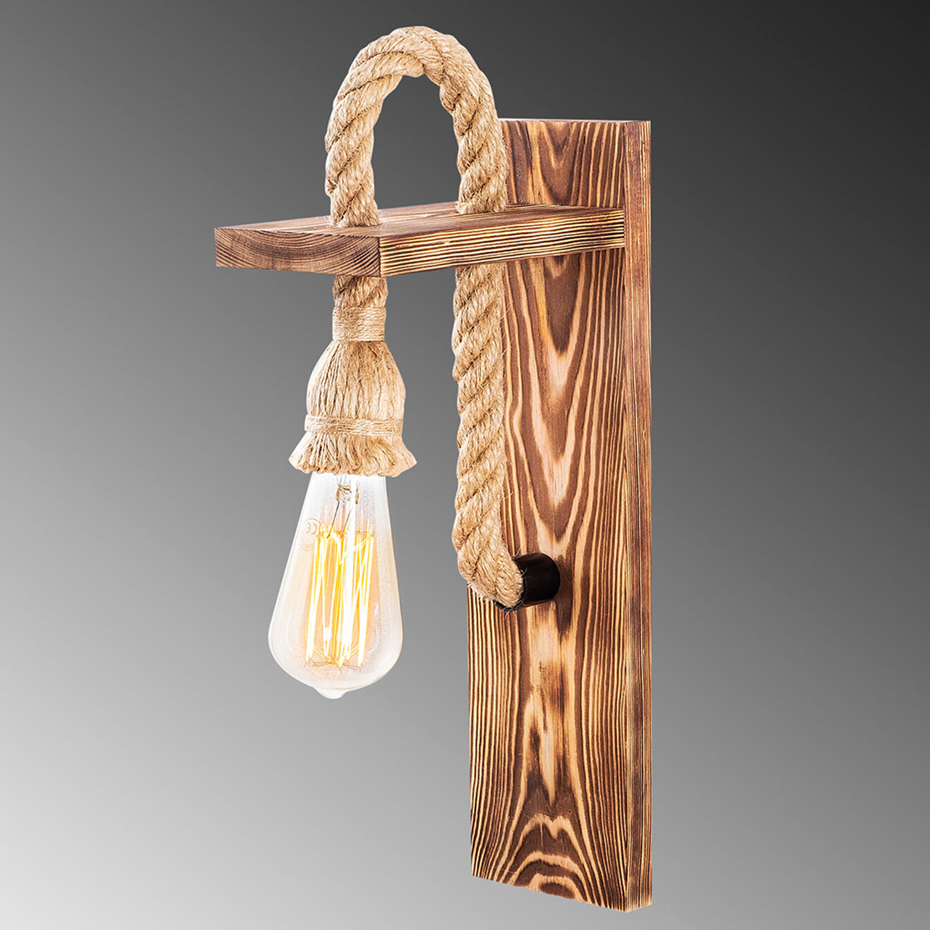 Opviq Applique murale Erebos bois  -  11x18x40cm
