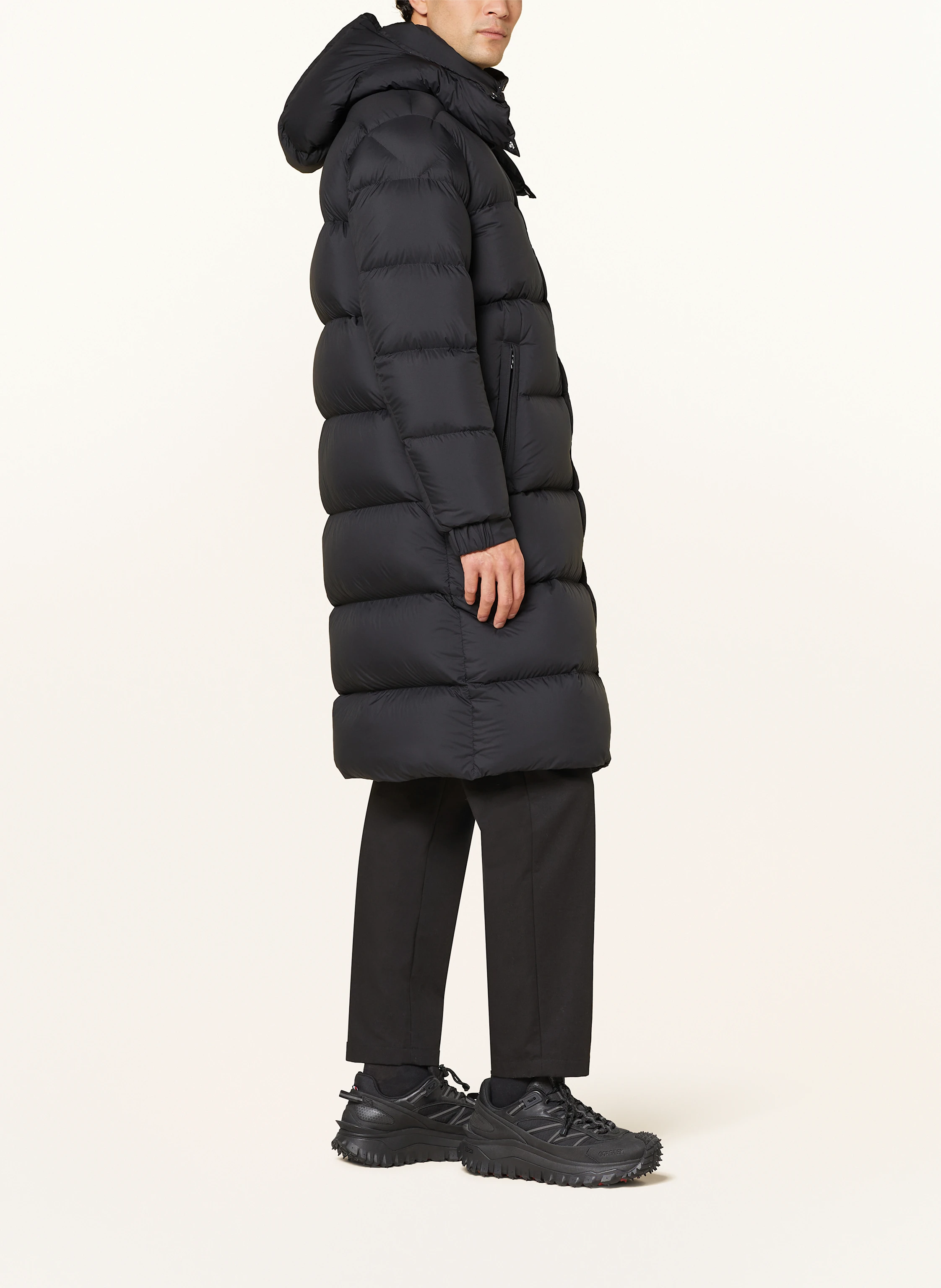 MONCLER Daunenmantel MISONET mit abnehmbarer Kapuze