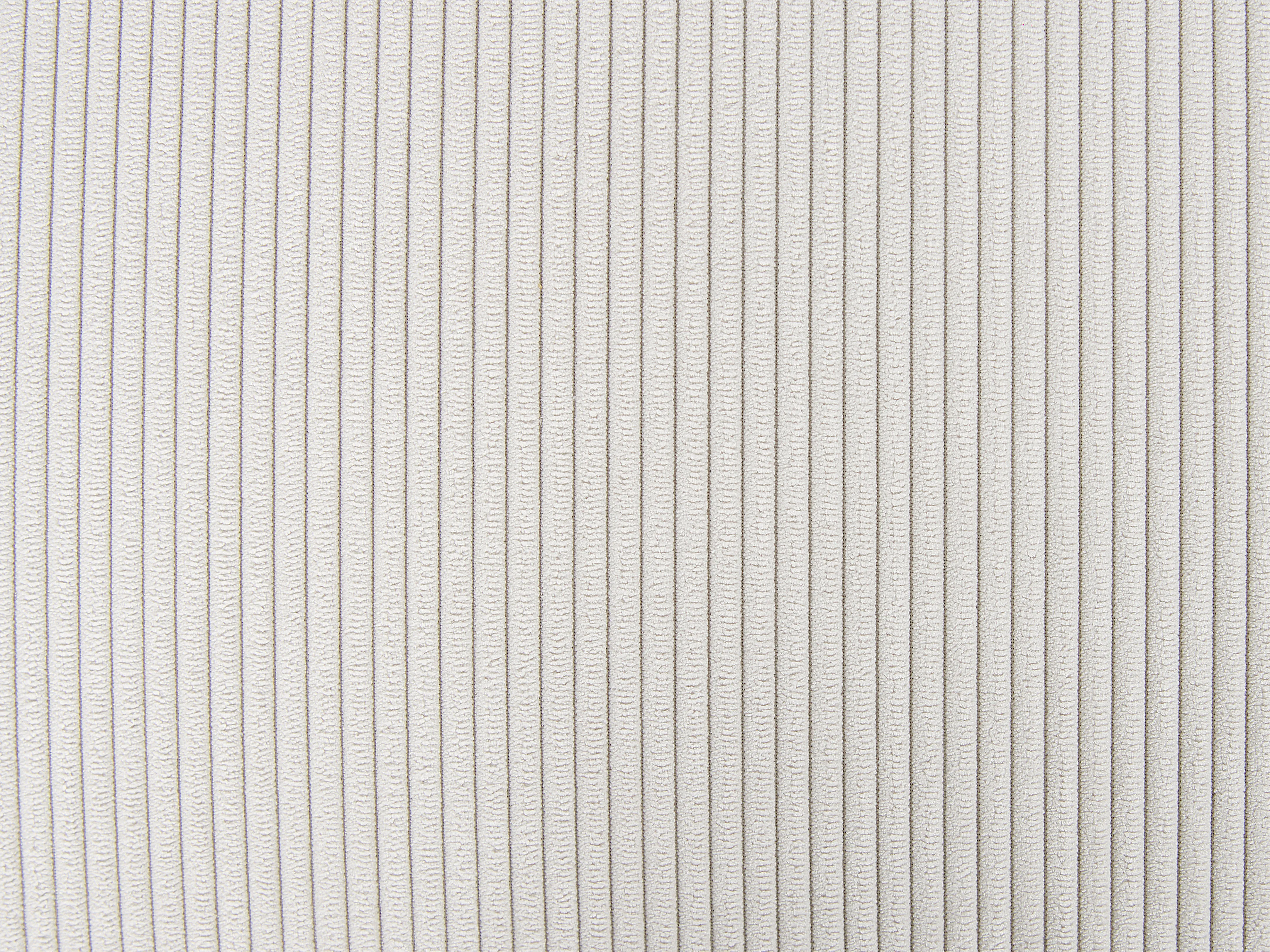Ottomaan LUNGO Corduroy Gebroken wit