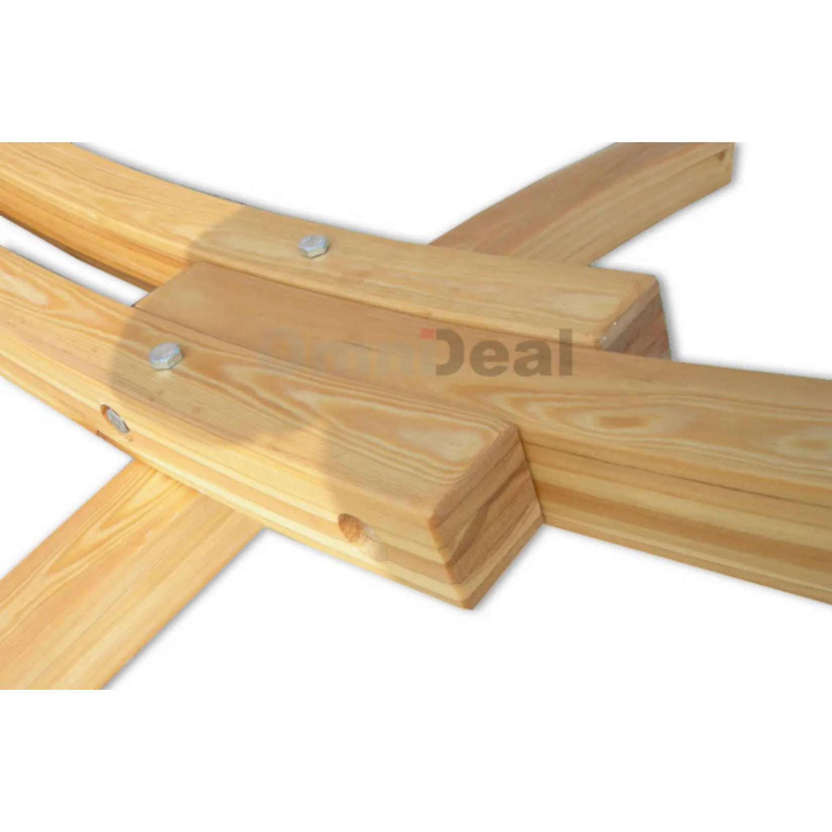 Hängematte mit Gestell 310x120cm - Holz Hängemattengestell