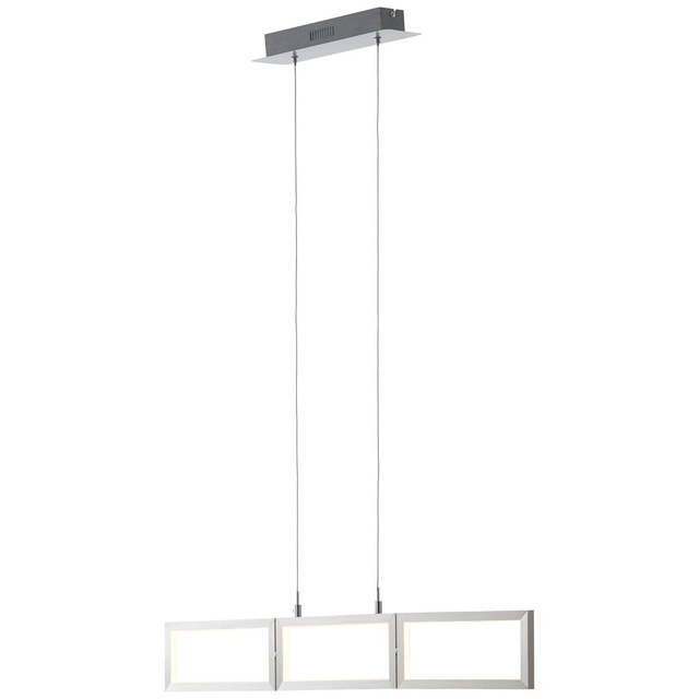 Brilliant Pendelleuchte »Tunar« LED-Modul 1 Stk. Warmweiss LED Hängelampe 3flg alu
