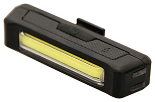 ECLAIRAGE VELO USB AVANT OU ARRIERE SUR CINTRE NEWTON COB LEDS 120 LUMENS NOIR (FONCTIONS FIXE  SOS ET CLIGNOTANT) -NON HOMOLOGUE-