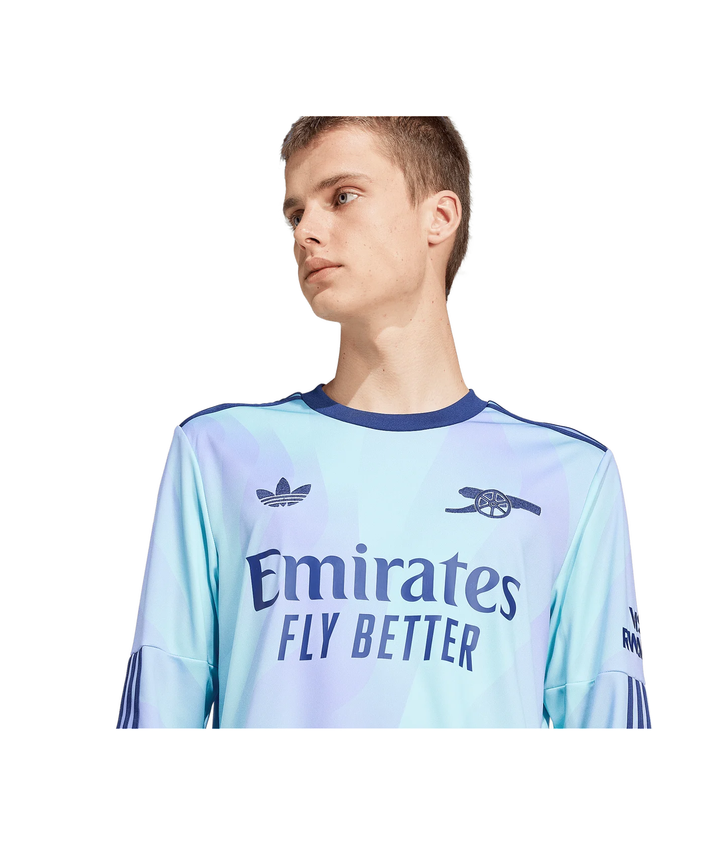adidas Originals FC Arsenal London Langarm Trikot 2024/2025 Türkis