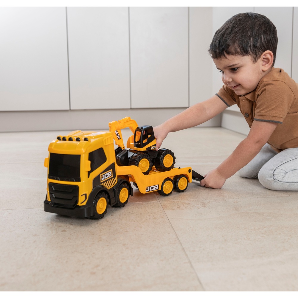 Teamsterz JCB Mega-Transporter mit Bagger