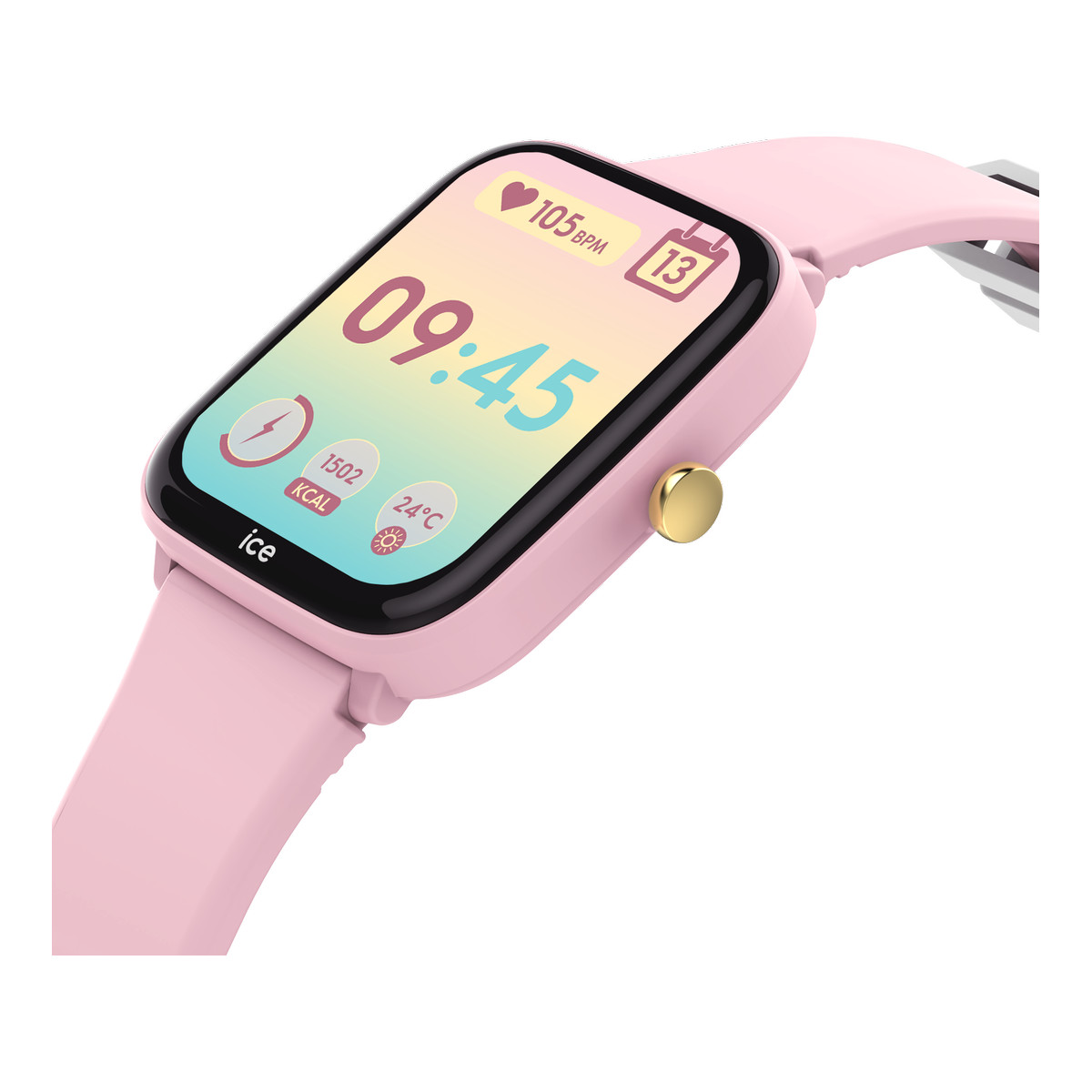 Montre ICE WATCH Ice smart enfant bracelet silicone rose