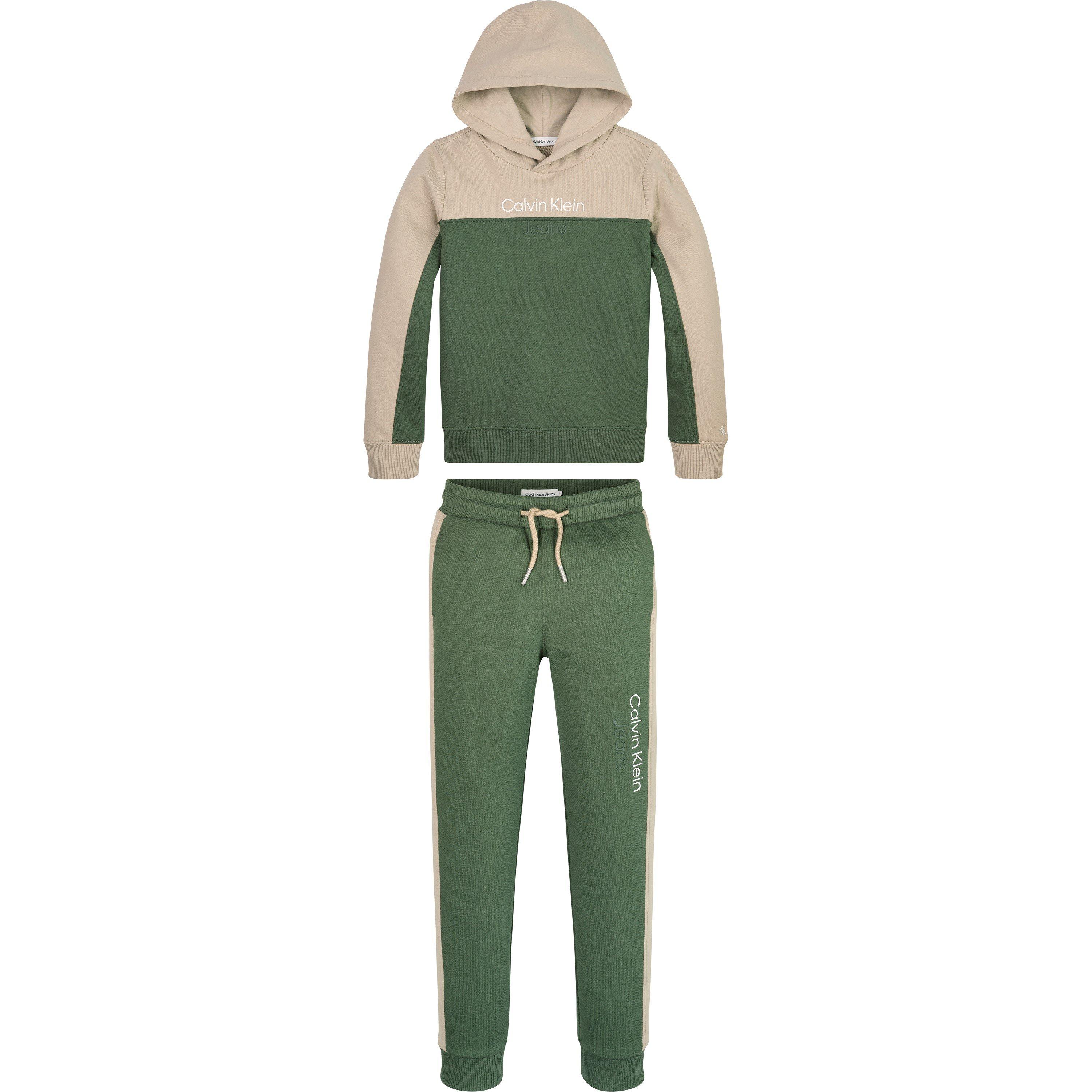 Calvin Klein Jeans Colour Block Terry Hoodie Set