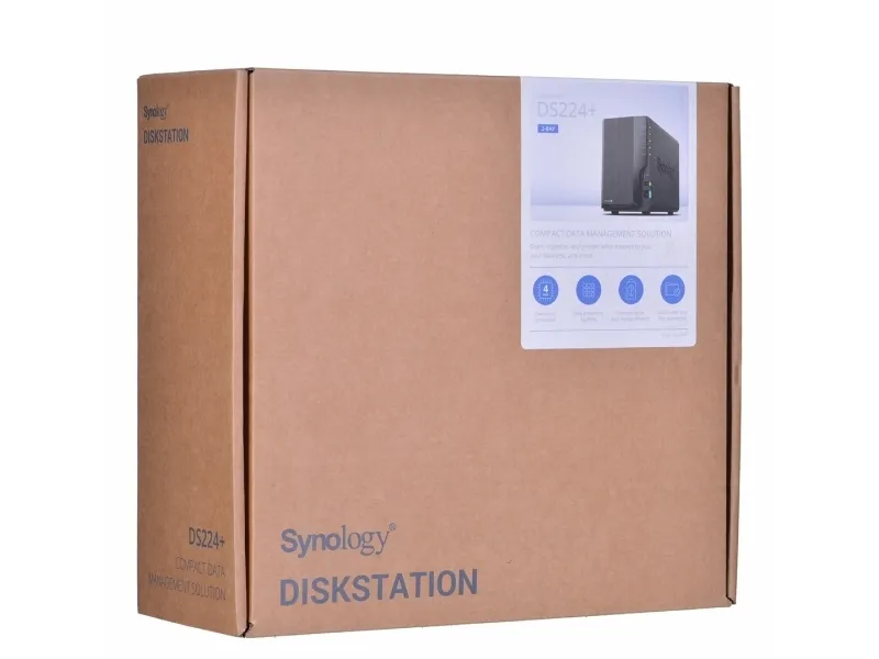 Synology Disk Station DS224  - NAS-server - RAID 0, 1, JBOD - RAM 2 GB - Gigabit Ethernet - iSCSI support