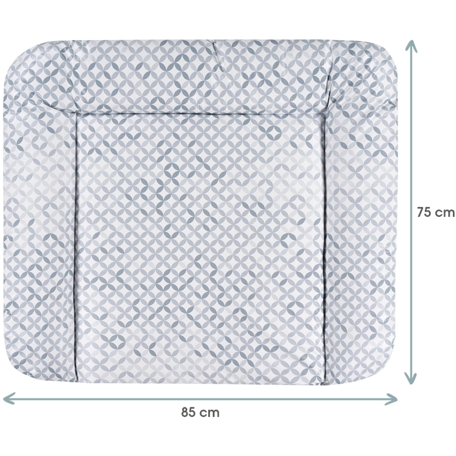 kindsgard Wickelauflage svobejelig blau 85 x 75 cm