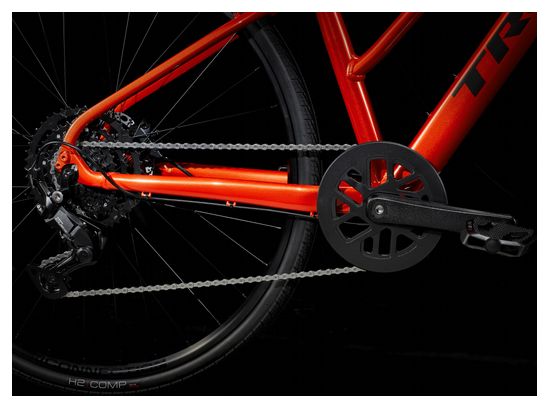 Vélo Fitness Trek FX 2 Mid-step Shimano Cues 9V 700 mm Rouge Gén. 4