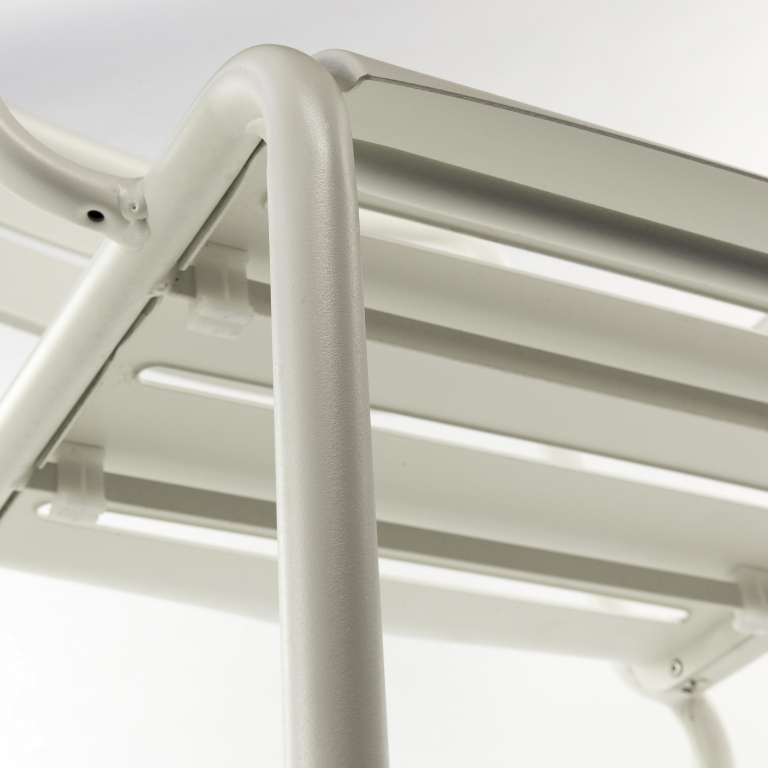 Emu Star aluminium tuinstoel met armleuning grijs/groen