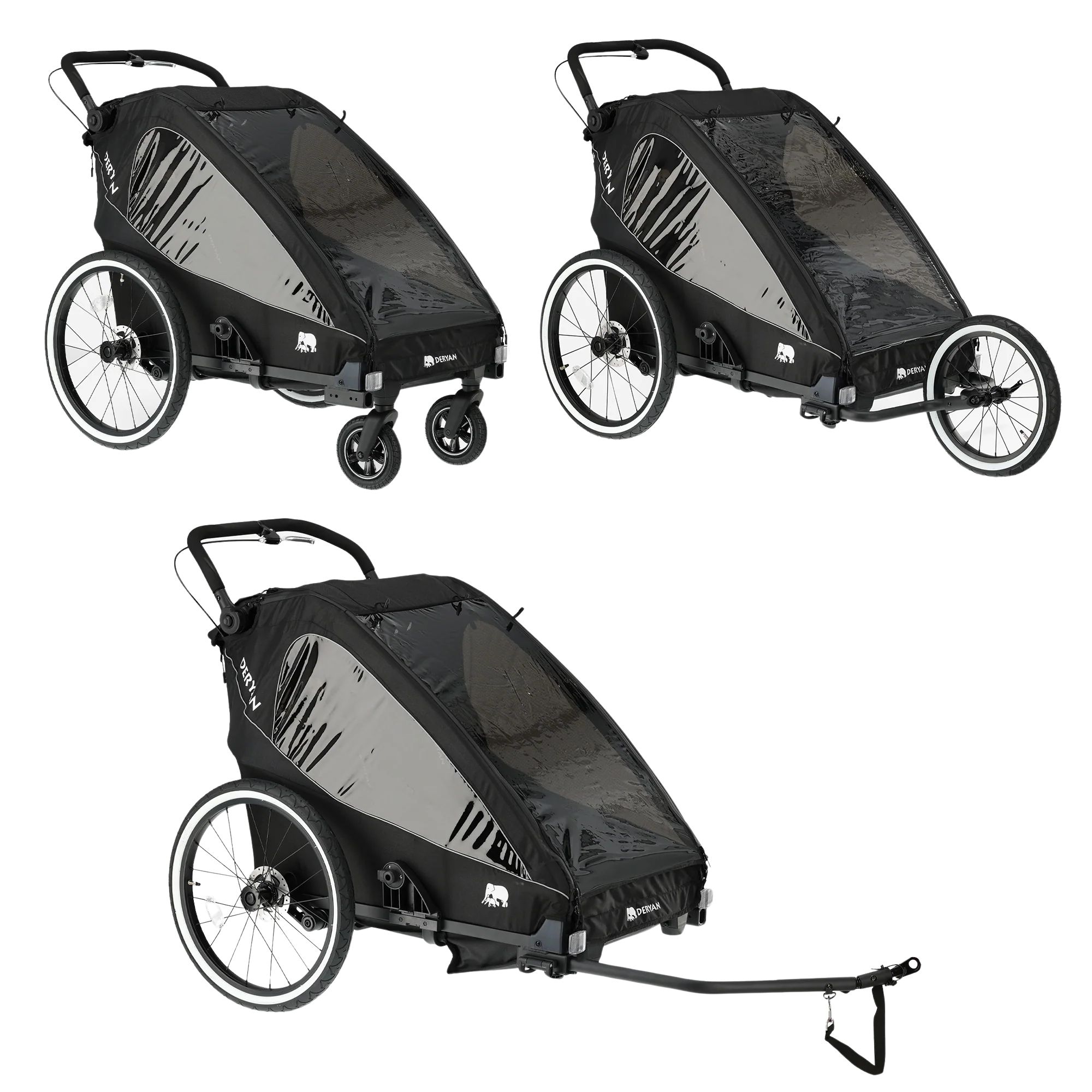 Deryan V2 3 in 1 fietskar