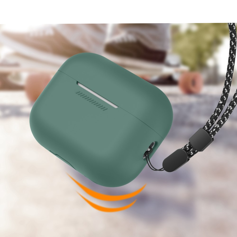 AirPods Pro 2 / AirPods Pro Silikon Schutzhülle Abdeckung mit Handschlaufe - Grün