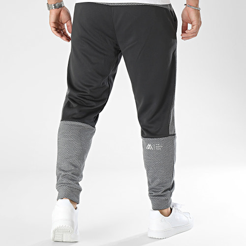 Pantalon Jogging Lab A857G Gris Anthracite Gris Chiné
