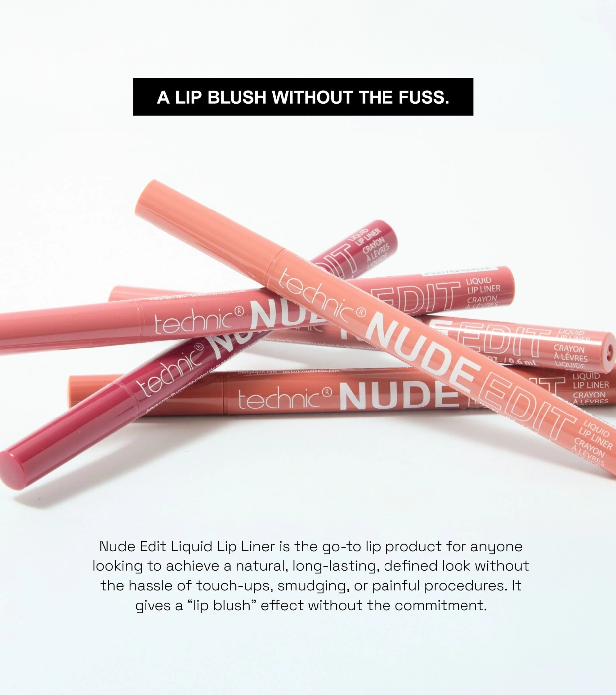 Technic Cosmetics - Batom Líquido Nude Edit - In the buff