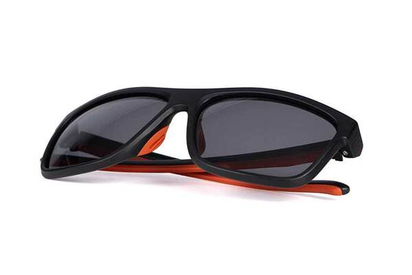 Lunettes de soleil polarisées Fox Collection Black & Orange Shades