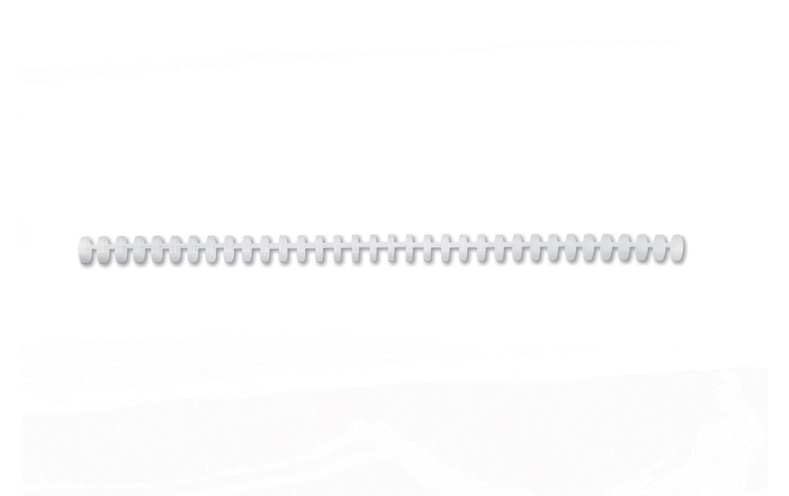Binderücken ClickBind 8 mm Weiss, 50 StückBindung von Dokumenten, 50 Stk.