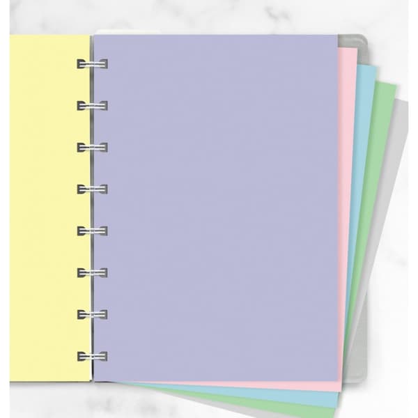 Notatbok A5 ulinjert pastell Filofax