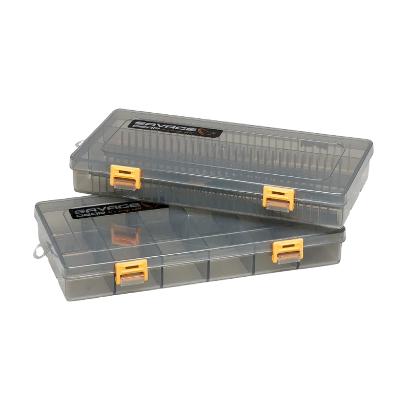 Savage Gear Savage Gear Flat Lure Box Smoke Kit Den Perfekte Store Slukboksen