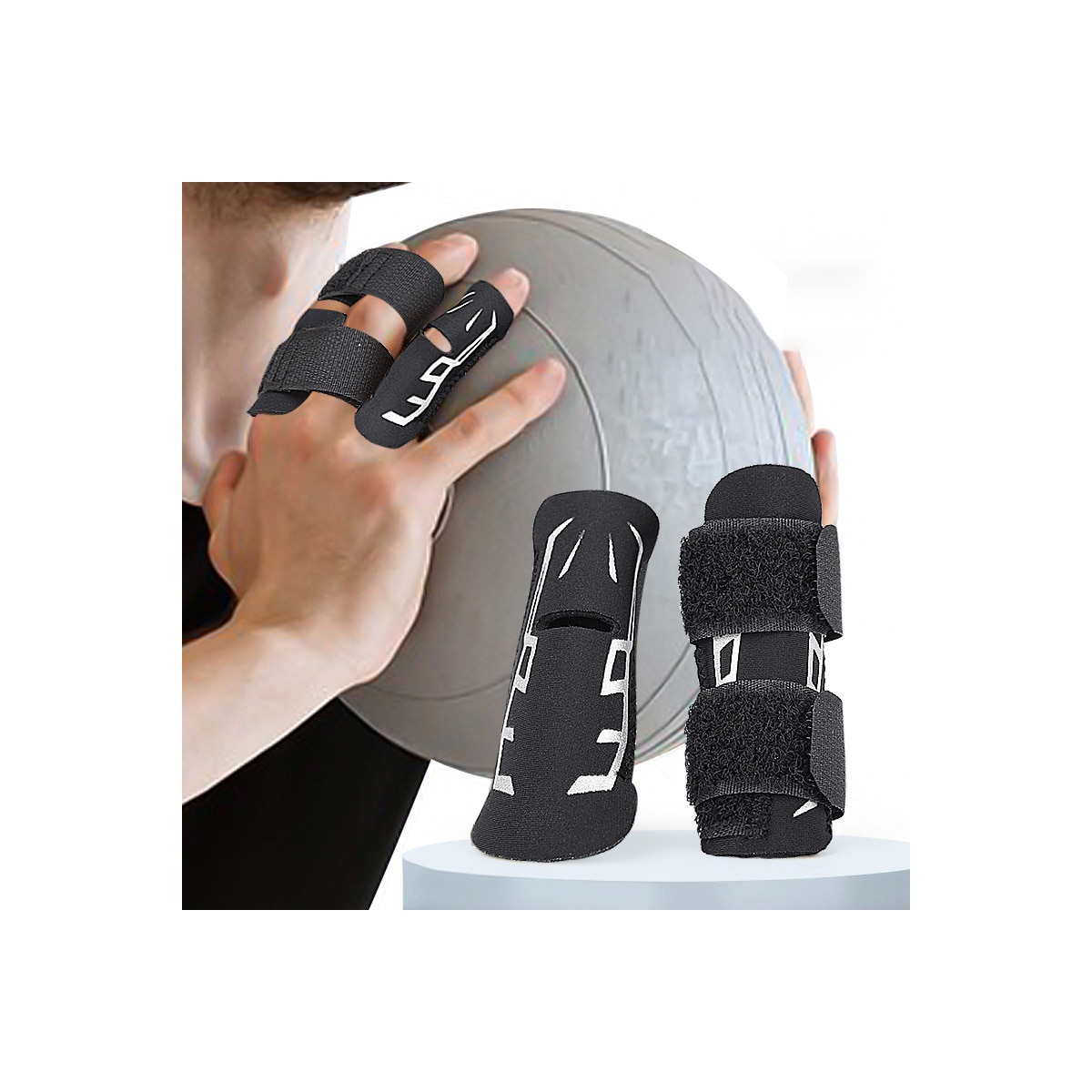 Fingerskinne fingerstøttekompresjon for basketball