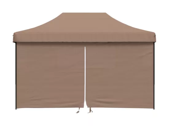Tente de réception pliable escamotable avec 4 parois latérales