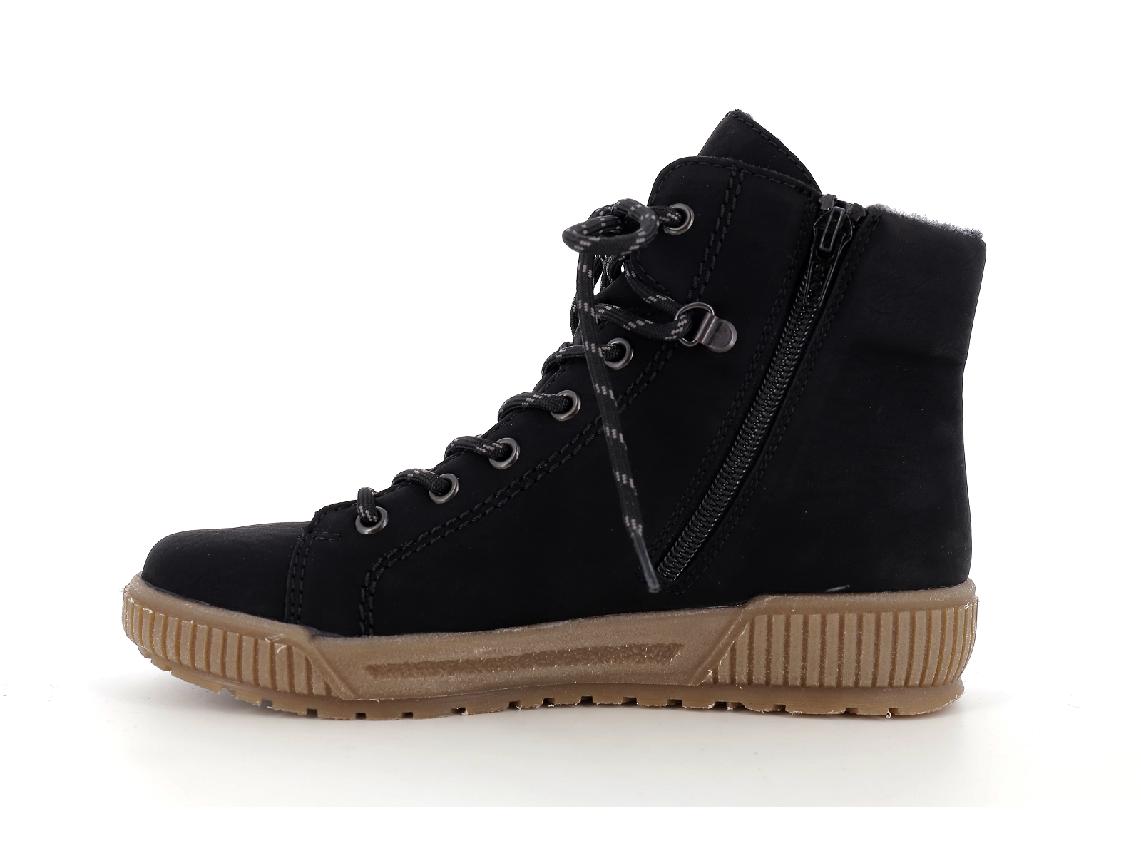 Rieker-N0730 Synthétique Noir