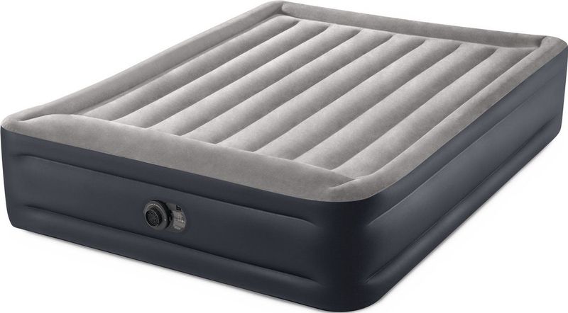 Intex Queen Deluxe Pillow Rest Luchtbed met ingebouwde pomp - 203x152x42 cm