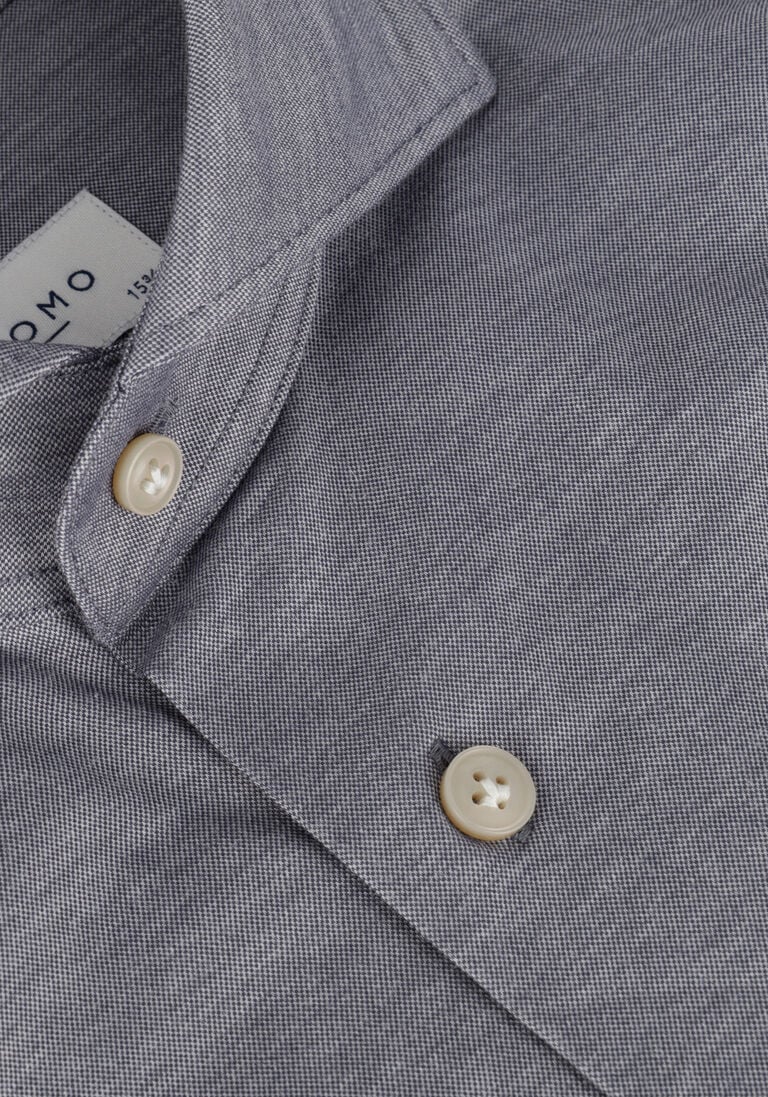 PROFUOMO blauwe profuomo casual overhemd shirt x-cutaway sc sf