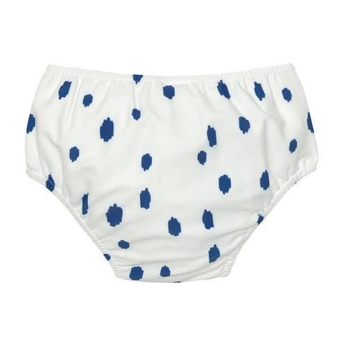 Maillot de bain anti-fuite pois 3-6 mois - Bleu/Nature - LASSIG