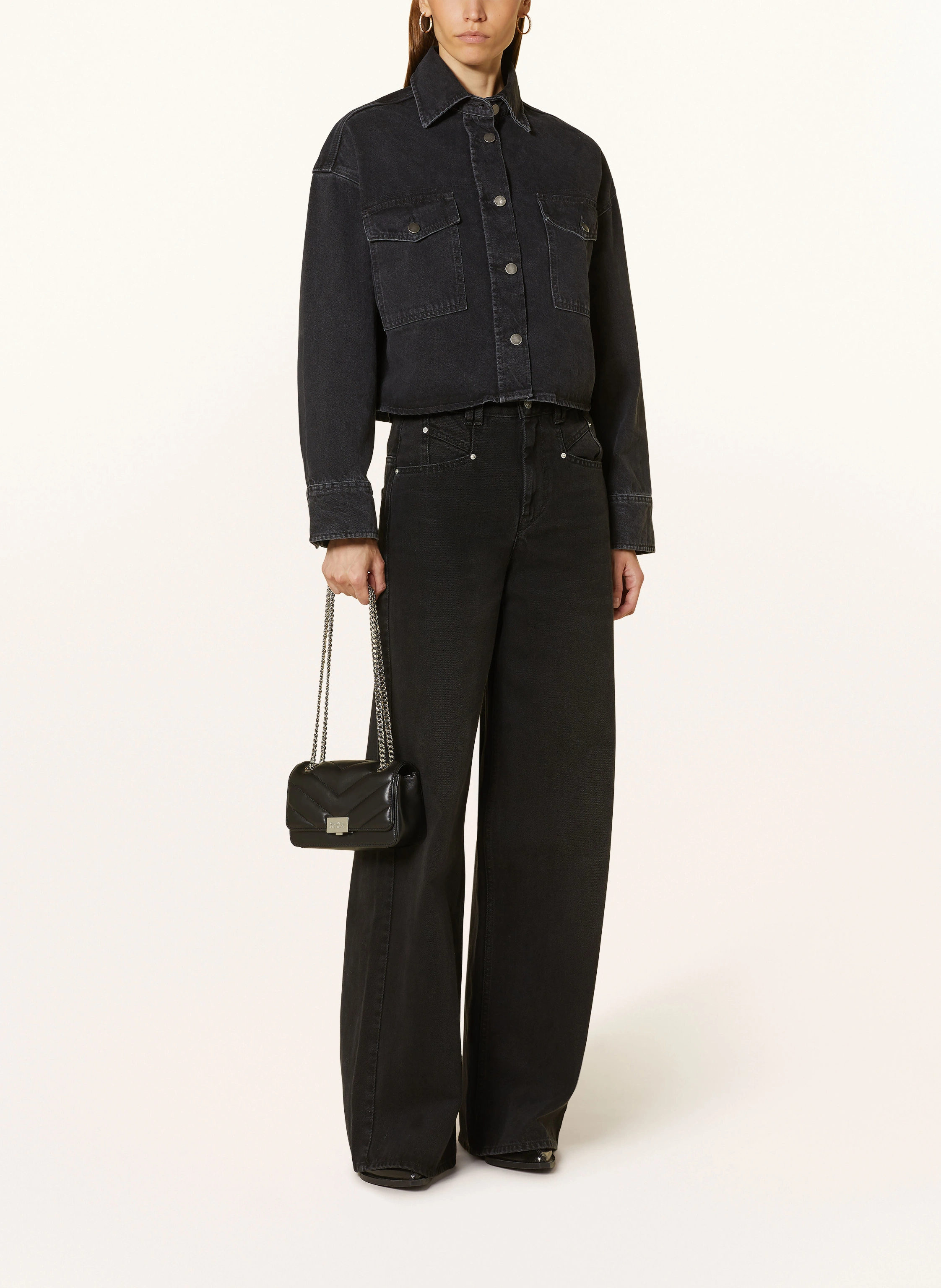 MRS & HUGS Cropped-Jeansjacke