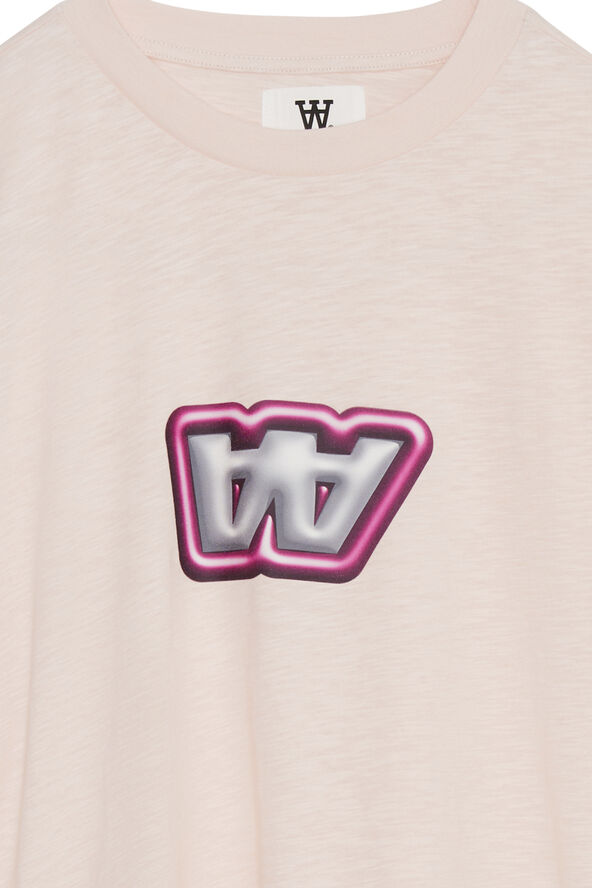 Wood Wood WWAsa Balloon T-Shirt Pale pink